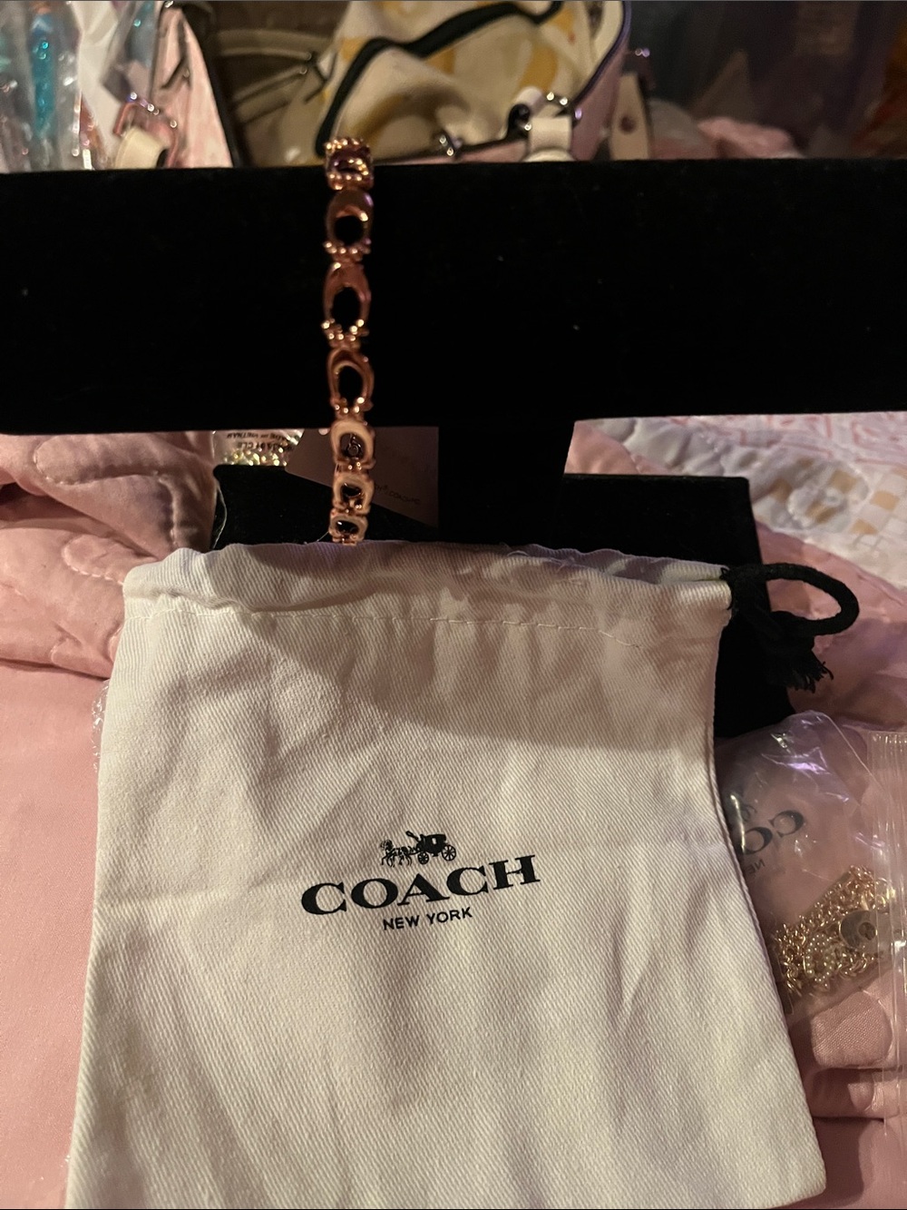 Coachbraclet in Rose Gold Tone